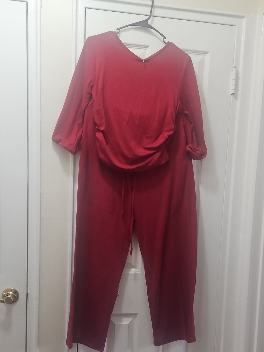 Burgundy Women’s Lounge Pants SET